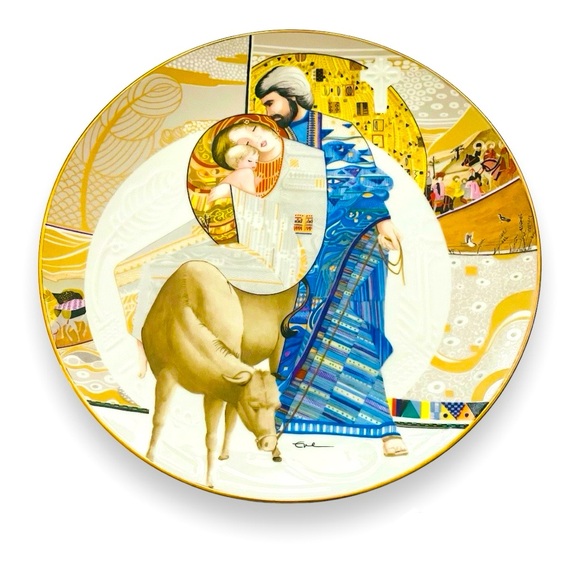 Wall Plate Knowles Fine China Collector plate Mary and Jesus - Picture 1 of 6